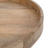 Kate and Laurel Avery Round Wood Coffee Table, 30x30x18, Natural - 4 of 4