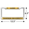 Cameron University Alumni Full Size Standard License Plate Metal Frame - 4 of 4