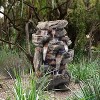 52" Resin Rainforest Rock Tiered Fountain with LED Lights Bronze - Alpine Corporation: Outdoor Garden Decor, Weatherproof - 2 of 4