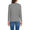 Lands' End Women's Relaxed Supima Cotton Long Sleeve V-Neck T-Shirt - 2 of 3