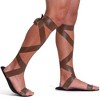 Skeleteen Faux Leather Sandals - Brown - 3 of 4