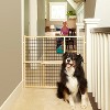 MyPet Extra Wide Wire Mesh Dog Gate - 29.5"-50 - Brown - image 2 of 2