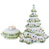 Blue Rose Polish Pottery 44B WR Unikat Christmas Tree Luminary - 2 of 3