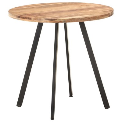 vidaXL Dining Table 31.5" Solid Acacia Wood