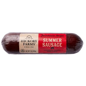 Hickory Farms Gluten Free Christmas Farmhouse Summer Sausage - 7oz - 1 of 4