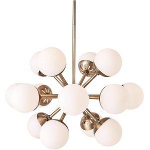 Uttermost Droplet 28" Wide Antique Brass 16-Light Sputnik Chandelier - 1 of 1