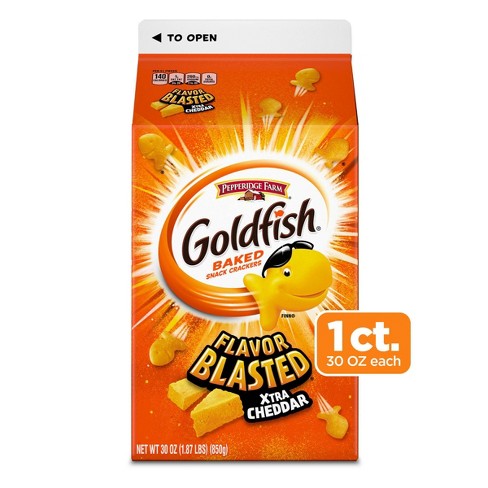 Pepperidge Farms Goldfish Flavor Blasted Xtra Cheddar Crackers 30oz Target
