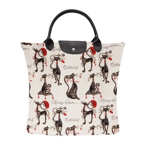 Signare USA Marilyn Robertson Catitudes Foldaway Grocery Bag - 1 of 1