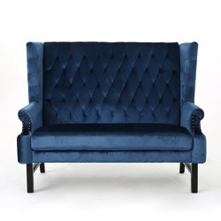 Owstynn Linen Modern Banquette Bench Gray Baxton Studio Target