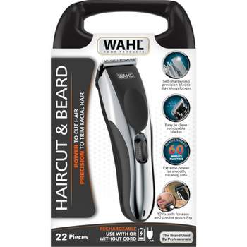 Wahl Stainless Steel Lithium Ion Men\'s Multi Purpose Beard, Facial Trimmer  And Total Body Groomer - 09898 : Target