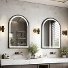 Arched Frame LED Dimmable Anti-Fog Bathroom Vanity Mirror - 2 of 4