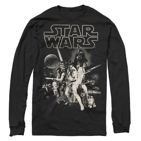 Original Star Wars Grey Black Boy's Full Sleeves T-Shirt 