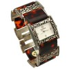 Olivia Pratt Engraved and Tortoise Elegant Women Watch - 2 of 4