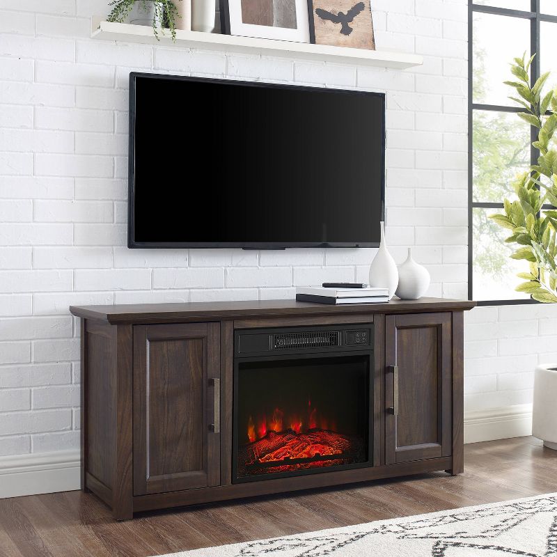 Camden Low Profile Fireplace TV Stand for TVs up to 50" - Crosley, 3 of 19