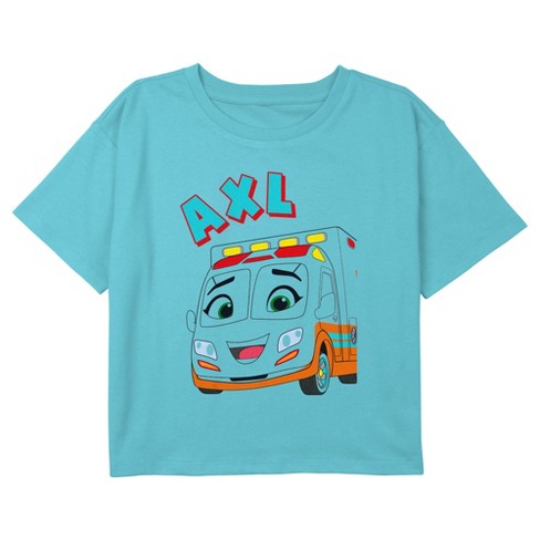 Girl's Firebuds Axl Ambrose Crop Top T-Shirt - image 1 of 3