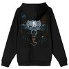 Marvel Universe Publishing Art Archive Venom Wall Crawling Long Sleeve Black Adult Hooded Sweatshirt - 2 of 4