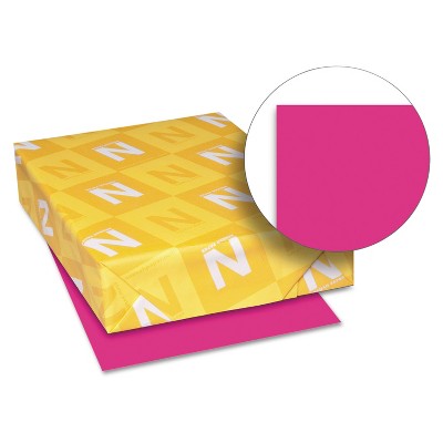 Neenah Paper Astrobrights Colored Paper 24lb 8-1/2 x 11 Fireball Fuchsia 500 Sheets/Ream 22681