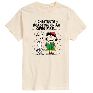 Men's - Peanuts - Lucy Snoopy Christmas Carol Short Sleeve Graphic T-Shirt - 1 of 4