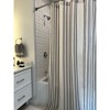 Olive & Linen Soho Supersoft Shower Curtain - 2 of 4