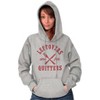 Left Overs Are for Quitters Hoodie Sweatshirt Women Men Brisco Brands - 3 of 4