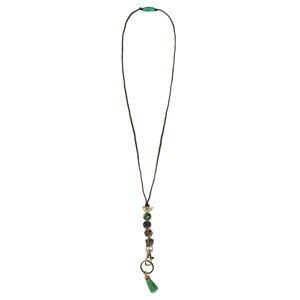 The Legend Of Zelda Metal Charm Lanyard and Tassel Keychain - 1 of 2