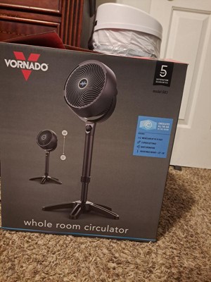 Vornado 683 Pedestal Whole Room Air Circulator Fan Black : Target