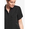 ellos Women's Plus Size Button Front Linen Shirtdress - image 4 of 4