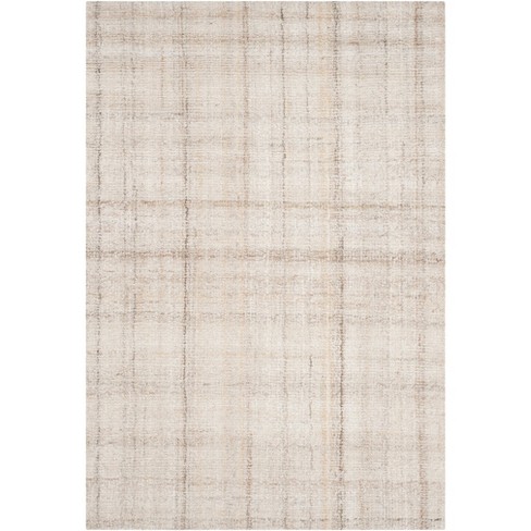 Abstract Abt141 Hand Tufted Accent Rug - Ivory/beige - 2'3