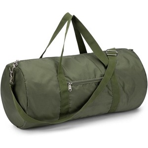 Foldable Duffel Bag 20-24-28 Inches, Lightweight with Inner Pocket for Travel, Sports, and Gym Use - 1 of 4