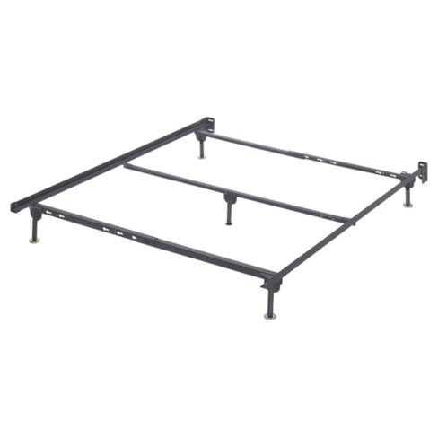 metal bed frame queen target