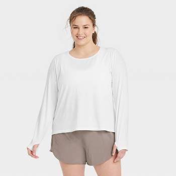 Women's Essential Crewneck Long Sleeve T-Shirt - All In Motion™