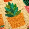 Juvale Natural Coco Coir Door Mat with Cactus Design for Outside, Entryway, 17 x 30 Inch Welcome Rug for Front Door, Porch - 4 of 4