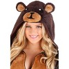 HalloweenCostumes.com Adult Jumpsuit Costume Brown Bear - image 3 of 4