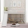 Streamdale Twin Size Low Loft Bed with Ladder and Slide, White - 3 of 4