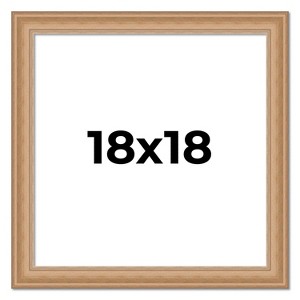 PosterPalooza | Square Weathered Yellow Picture Frame - UV Acrylic, Foam Board Backing, Hanging Hardware - 1 of 4