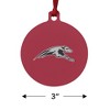University of Indianapolis Primary Logo Aluminum Holiday Christmas Tree Ornament - 3 of 4