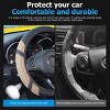 TruAIR Elastic Car Steering Wheel Cover, Leather Anti-Slip Universal Steering Protector - 4 of 4
