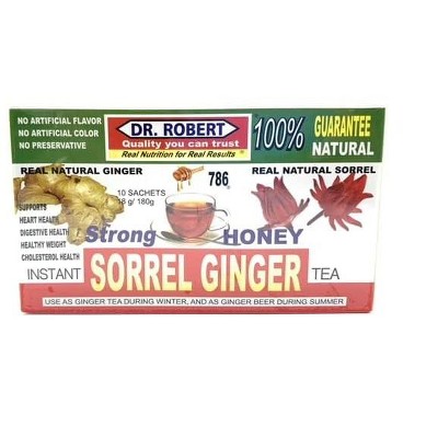 Dr. Robert Strong Honey Instant Sorrel Ginger Tea