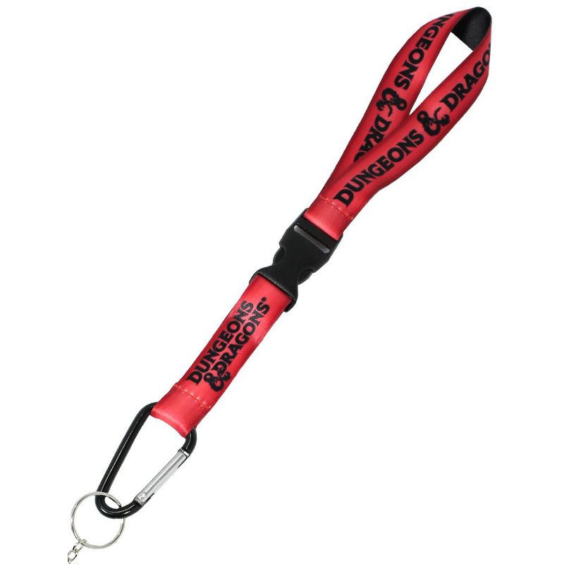 Dungeons and Dragons D 20 Dice Wristlet Lanyard Keychain Hand Wrist Key Lanyard Strap Red, 4 of 5