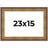 PosterPalooza | Museum Gold Picture Frame - UV Acrylic, Backing Board, Hanging Hardware Included - 2 of 4