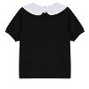 Girls Puff Short Sleeve Summer Top Kids Fashion Shirts Blouse Doll Collar with Cute Bow - 2 of 4