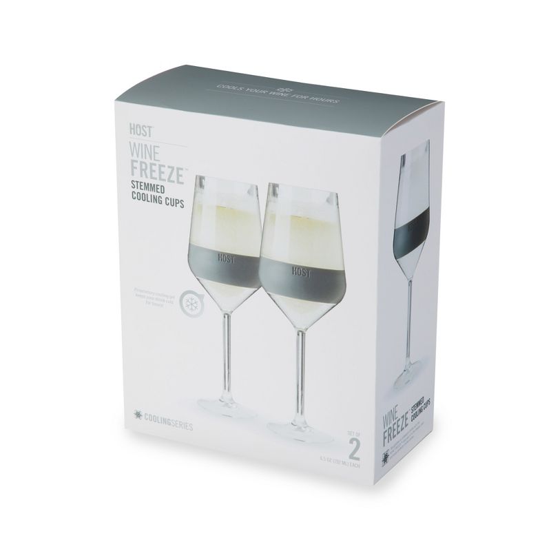 HOST Wine Freeze Double-Walled Stemmed Glasses, 5 of 7