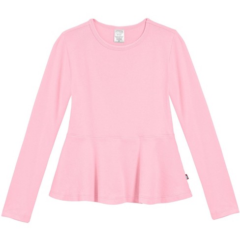 Girls Soft Cotton Jersey Long Sleeve Tee