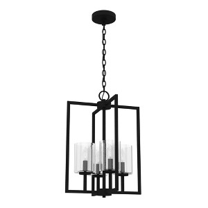 Hunter Fans 15" Kerrison Ceiling Light Natural Iron Finish - 4-Bulb Pendant for Indoor Spaces - 1 of 1