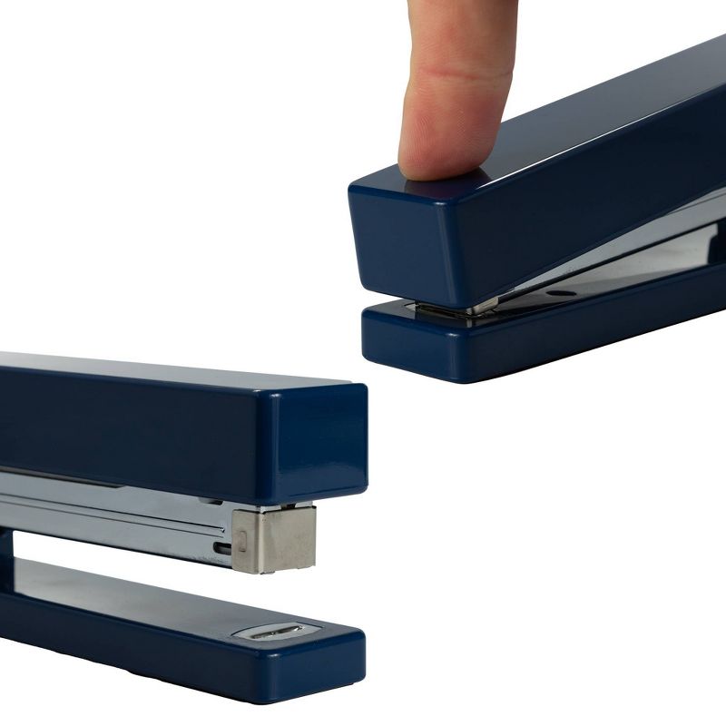 JAM Paper Modern Desk Stapler - Navy, 5 of 8