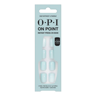 Opi Press-on Fake Nails - Suzi Without A Paddle - 26ct : Target