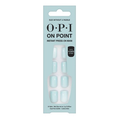 OPI Press-On Fake Nails - Suzi Without A Paddle - 26ct