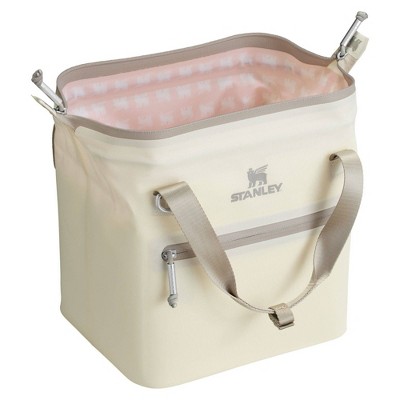 Cream Insulated Mini Cooler Bag with Recycled Polyester