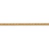 Black Bow Jewelry 2.5mm, 14k Yellow Gold, Solid Franco Chain Bracelet - 2 of 4