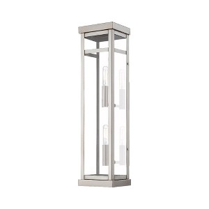 Livex Lighting Hopewell 2 - Light Wall Light in  Brushed Nickel - 1 of 2